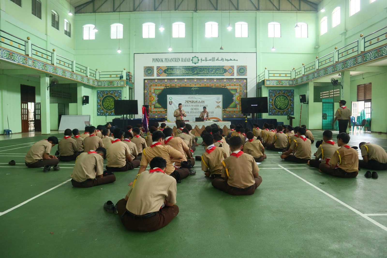 Santri Kelas 5 Ponpes Rafah Ikuti Kursus Mahir Dasar (KMD) Pramuka