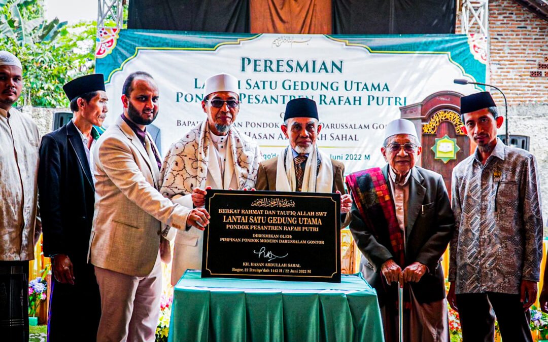 Peresmian Gedung Utama Pondok Pesantren Rafah Putri