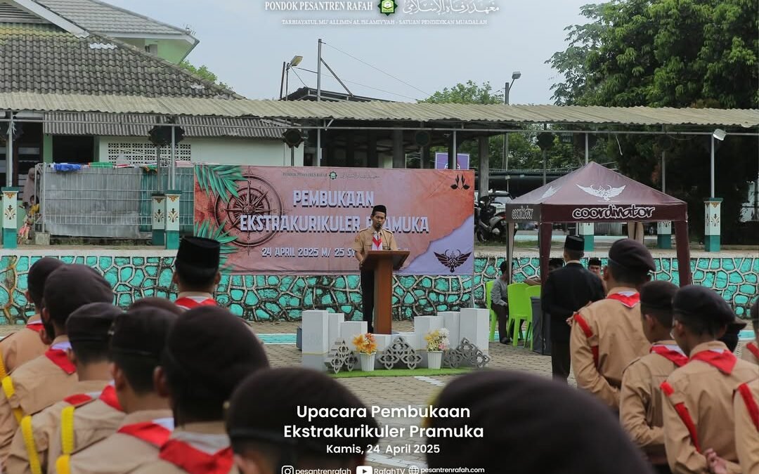 Upacara Pembukaan Ekstrakurikuler Pramuka Tahun Ajaran 1446–1447 H