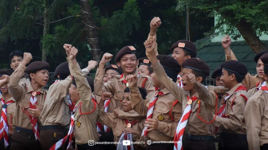 Kegiatan Perkemahan Sabtu Ahad (PSA): Menumbuhkan Solidaritas dan Semangat Kepramukaan Santri